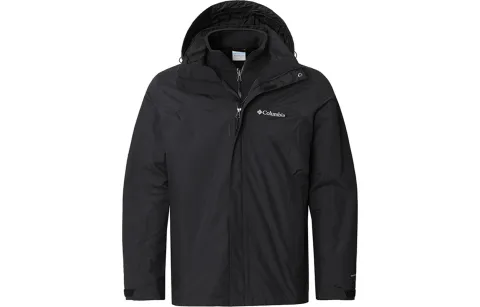 Columbia Waterproof Windproof Thermal Quick Dry Windbreaker Jacket Men's Black