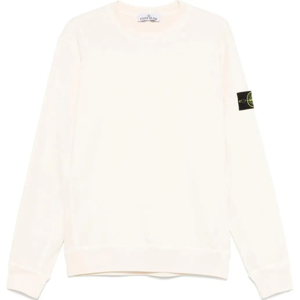 STONE ISLAND Compass Patch Crewneck Sweatshirt