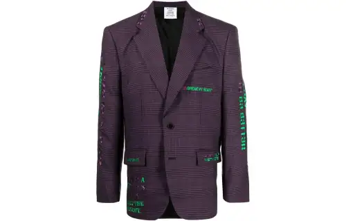 Vetements Business Suits Men's Purple Moderate Business Suit