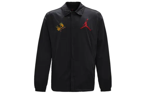 Jordan Jackets Men's Black Lapel Moderate Other