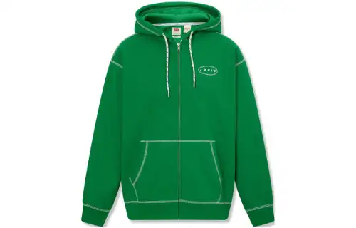Levis Jackets Men's Green Hooded Moderate Other