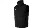 Under Armour Down Vests Unisex Black Stand Collar Moderate