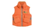 Li Ning BADFIVE Vests Men's Flame Orange Stand Collar Moderate Other