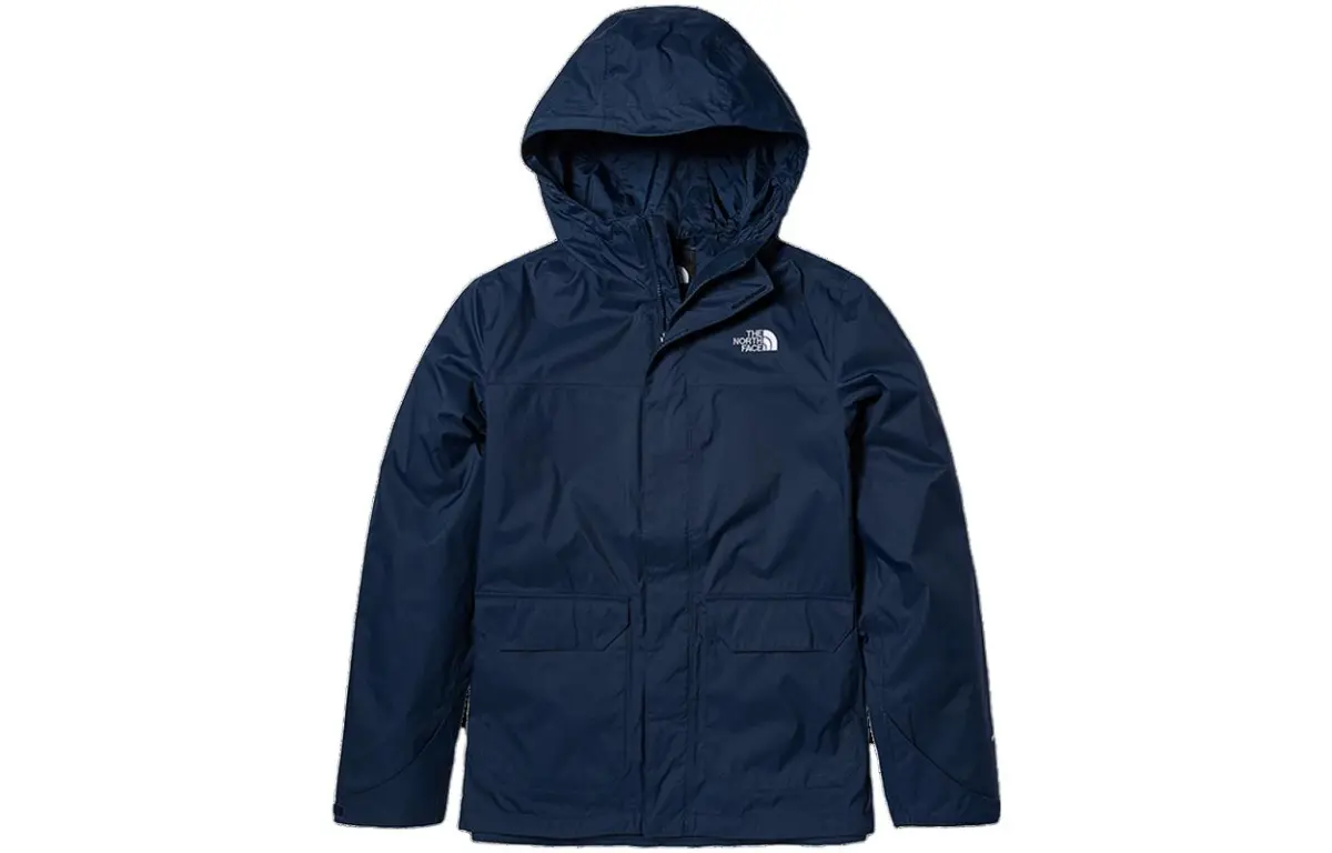 THE NORTH FACE Urban Exploration Waterproof, Windproof, And Breathable Windbreaker Jacket Men's Navy Blue