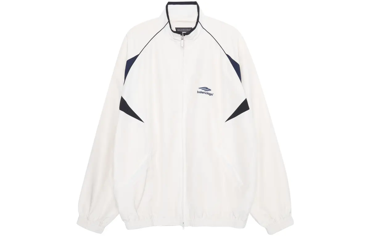 Balenciaga 3B Sports Icon Jacket Unisex White