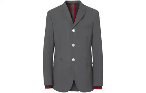Burberry Stripe Detail Blazer