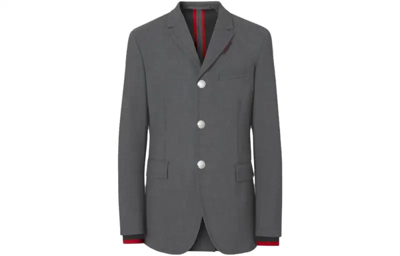 Burberry Stripe Detail Blazer