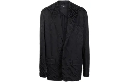 Balenciaga Business Suit Coat Loose Fit Men's Black