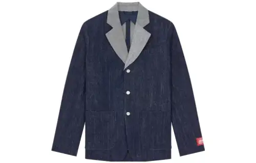 KENZO X Levis Denim Jackets Men's Denim Blue Moderate