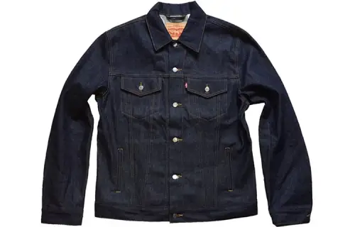 Levis Denim Jackets Men's Blue Lapel Moderate Other