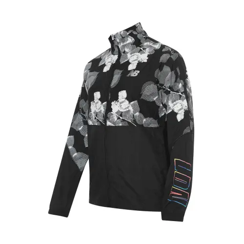 New Balance London Edition Jackets Men's Black Stand Collar Moderate Other