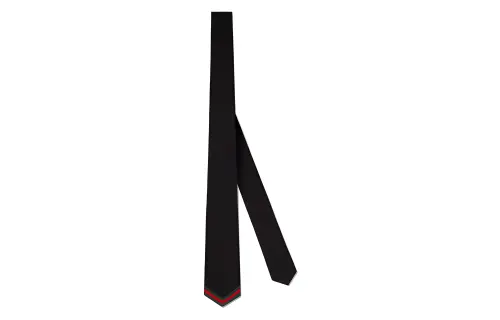 Gucci Web-stripe frayed scarf