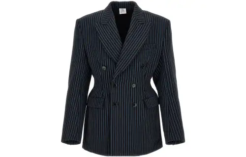 Vetements Business Suits Men's Blue