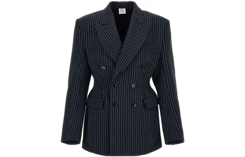 Vetements Business Suits Men's Blue