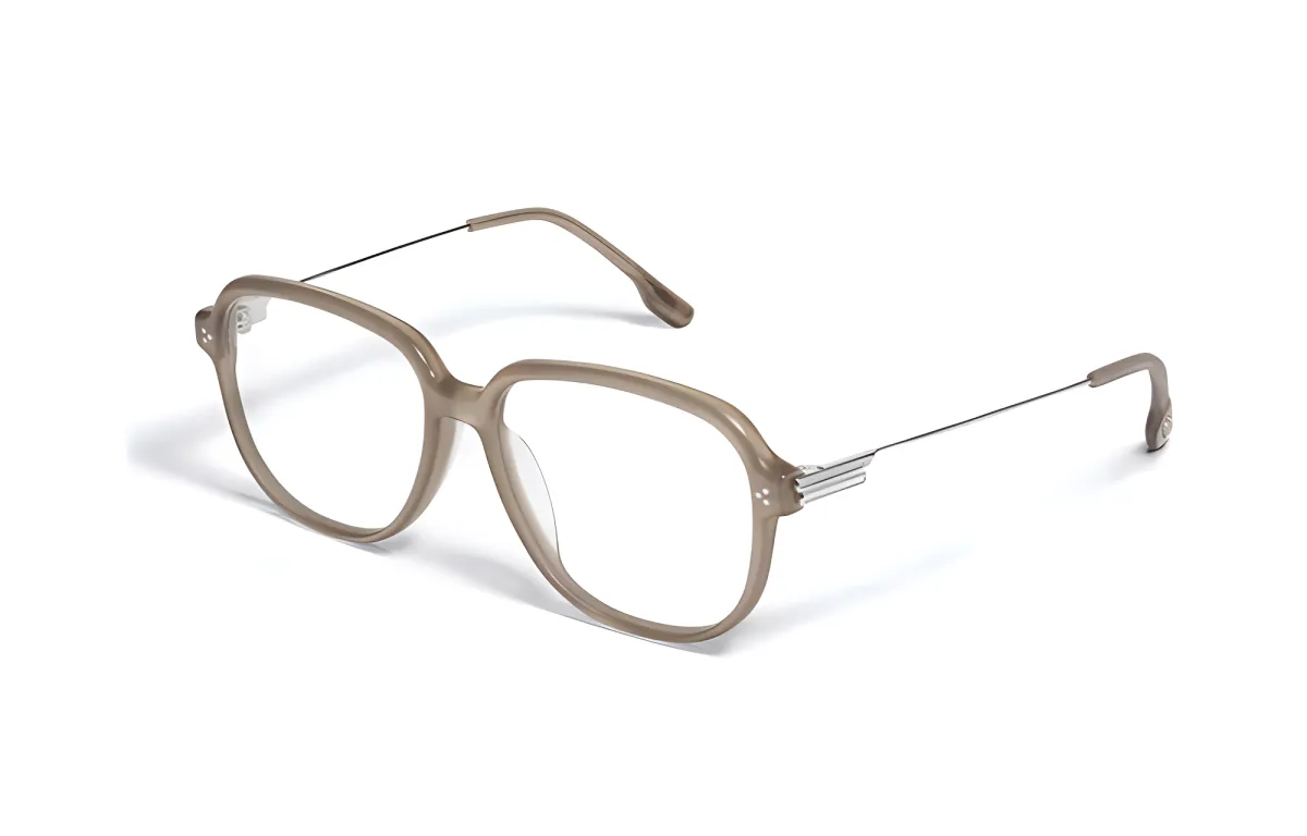 GENTLE MONSTER Acetate Irregular Shape Eyeglass Frames Unisex Gray