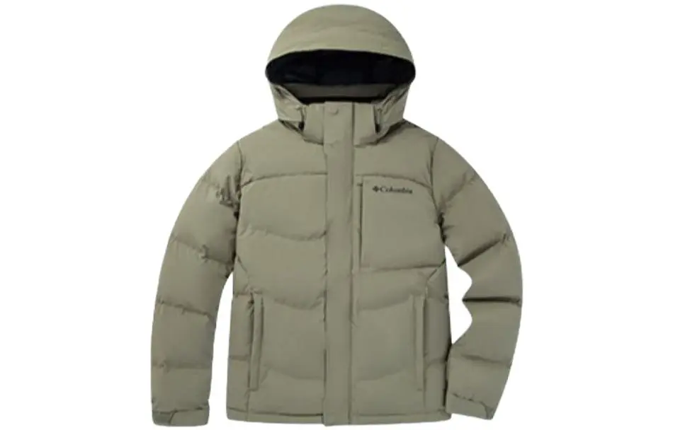Columbia Lightweight Windbreaker Jacket Men's Army Green
