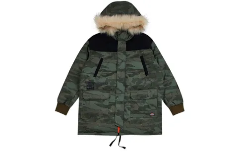 Dickies Down Jacket Winter Men's Dark Green