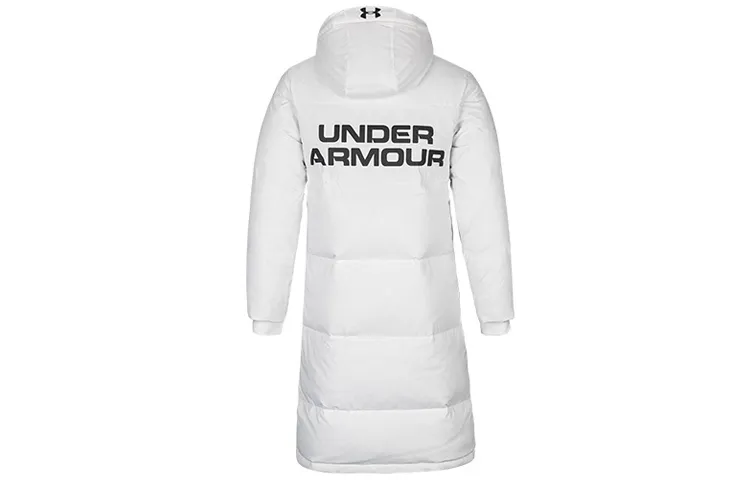 Under Armour Down Jackets Men's White Hooded Moderate Other