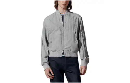 HERMES Jackets & Coats Men's Bright Gray