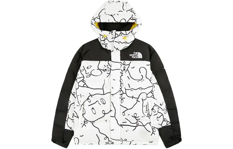 THE NORTH FACE Down Jackets Men's White Hooded Moderate Other