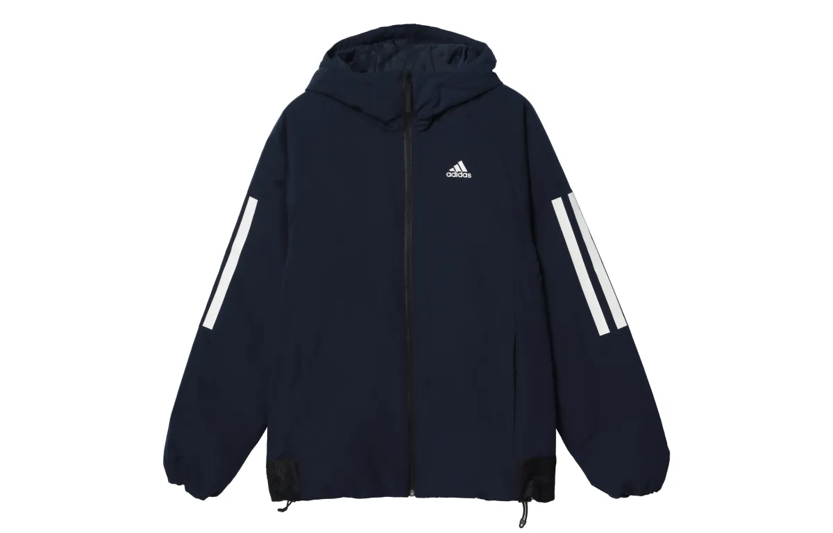 Adidas 3 Stripes Puffer Jacket Winter Men's Legend Ink