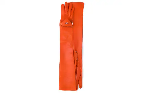 PRADA Gloves Unisex Orange