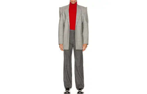 Balenciaga Business Suit Coat Men's Black