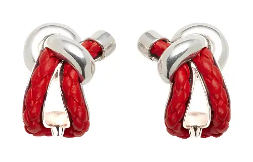 Bottega Veneta Earrings Women's Red