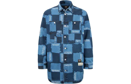 EVISU Denim Jacket Men's Denim Blue