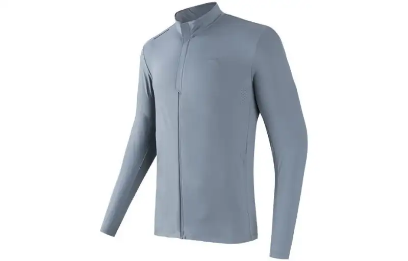 ANTA Variety Training Collection Jackets Men's Gray Stand Collar Moderate Other