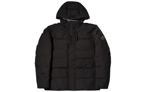 Timberland Down Jackets Men's Black Hooded Moderate Other
