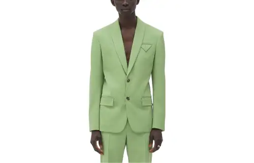 Bottega Veneta Business Suit Men's Green