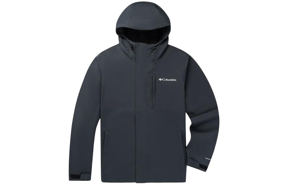 Columbia Columbia, velvet travel liner with hood, waterproof keep warm black jacket for men and women, with your logo imprint, three-in-one, goose down