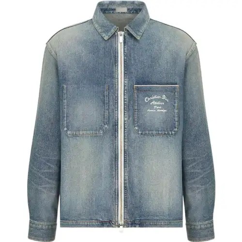 DIOR SS23 Denim Jacket Men's Blue