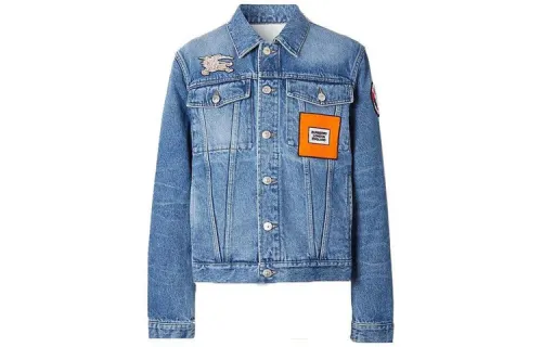 Burberry Denim Jacket Men's Blue