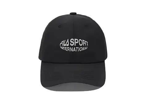 FILA Polyester Baseball Caps Women's Black