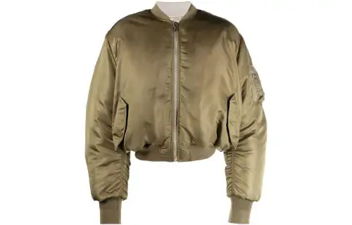 Vetements Jackets Men's Green Baseball Collar Moderate Other