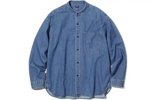 UNIQLO Denim Jacket Unisex Lake Blue