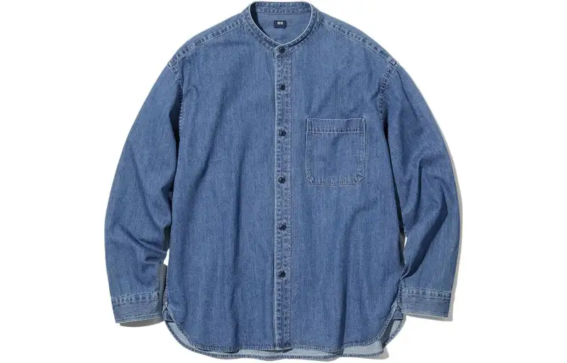 UNIQLO Denim Jacket Unisex Lake Blue