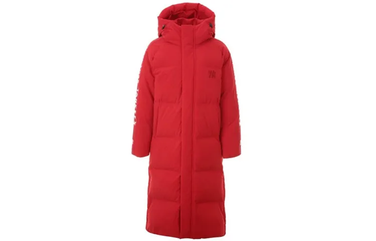 MLB Down Jacket Long Unisex Red