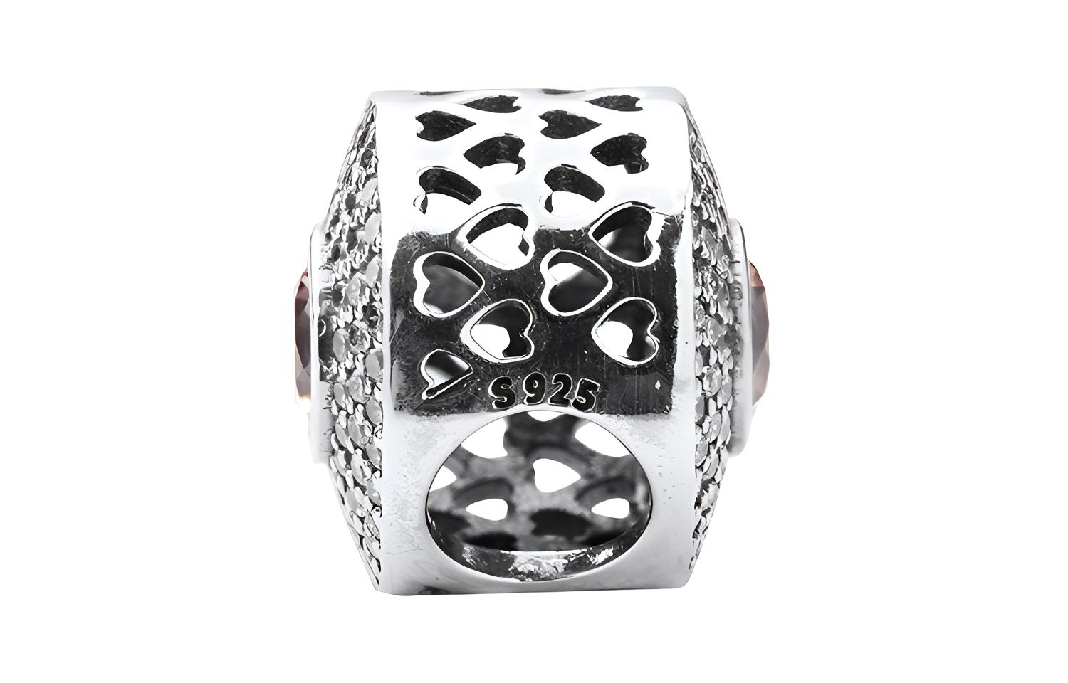 Женский шарм-подвеска Pandora (серебряный) — фото 2