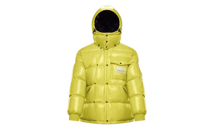 Мужской пуховик MONCLER GENIUS x (желтый)