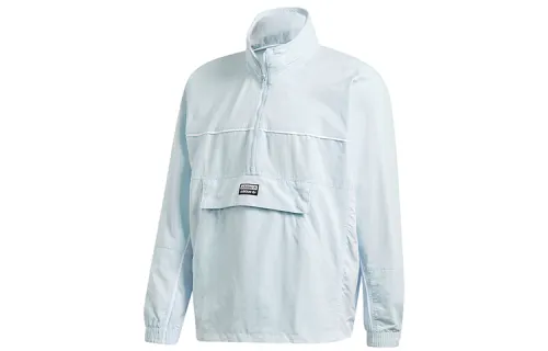 Adidas Originals R.Y.V Outdoor Hiking Breathable Windbreaker Jacket Men's Light Sky Blue