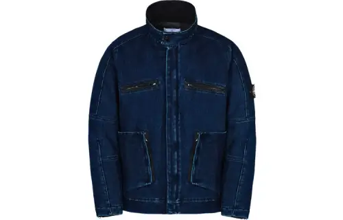STONE ISLAND Denim Jacket Men's Blue