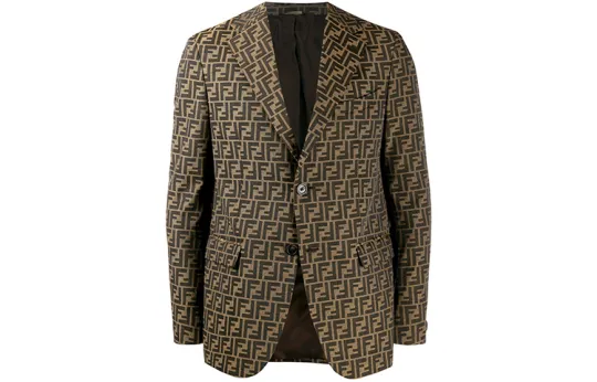 FENDI Business Suit Coat Men's Brown