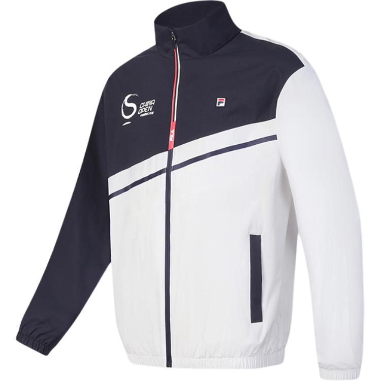 Мужская куртка Fila (нефритиво-белая)