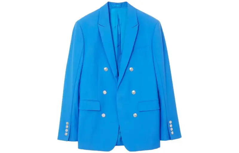 Burberry SS23 Business Suit Coat Men's Blue