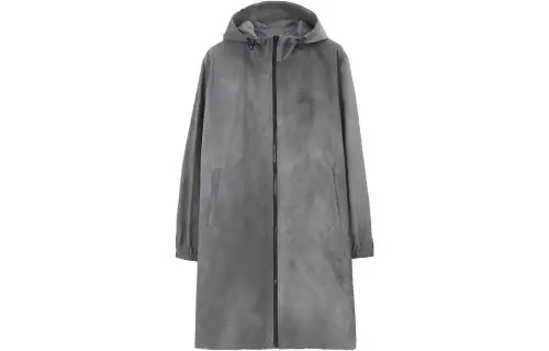 Burberry Jackets Men's Gray Hooded Moderate Other