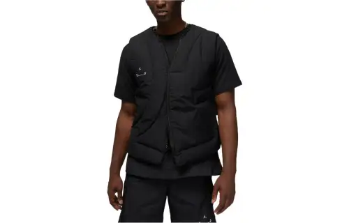 Jordan Vests Men's Black Collarless Moderate Other