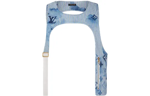 LOUIS VUITTON New Quarterly Products Of LV Vest Men's Blue